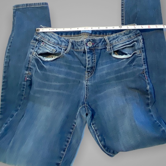 Aeropostale low-rise jeggings jeans low mid Sz 13/14 - Picture 11 of 13
